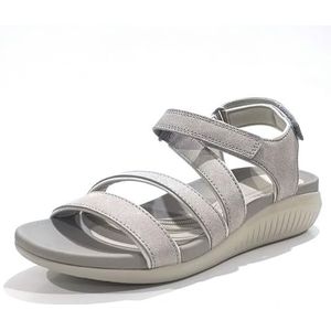 Clarks Glide Hi Ella Sandaal voor dames, Steen, 41 EU