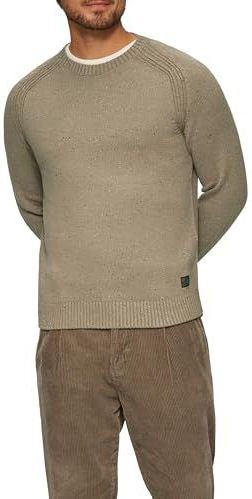s.Oliver - Trui - Mokka - Knitwear - Ronde Hals, Lange Mouw, Effen