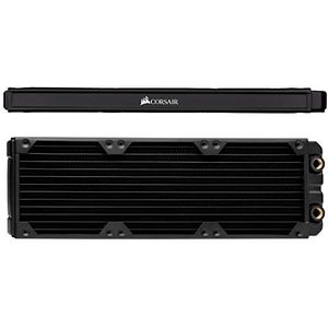 Corsair Hydro X Series, radiator (ventilatorbevestigingen, eenvoudige installatie, premium koperen constructie, ventilatorschroeven inbegrepen) zwart breed 360 mm