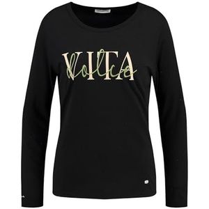 KEYLARGO Dolce Round T-shirt voor dames, zwart (1100), XS