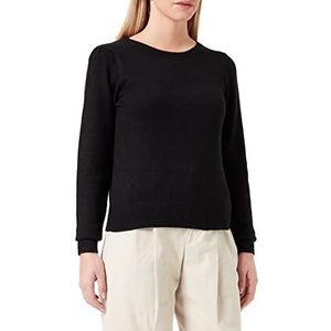 ONLY JdY Dames Jdymarco L/S Puff Noos KNT Pullover, zwart, M