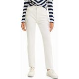 Desigual - Denim_octubre - Vrijetijdsbroek - Wit