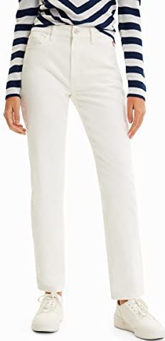 Desigual - Denim_octubre - Vrijetijdsbroek - Wit