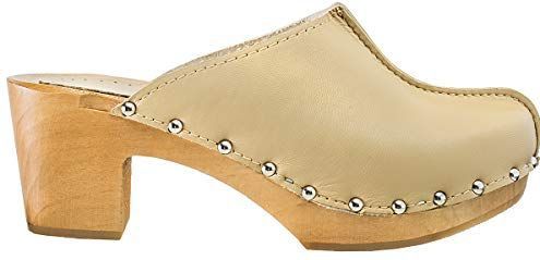 Klompen - Beige - CDL03 - Veiligheidsklompen - Houten - Voor Vrouwen