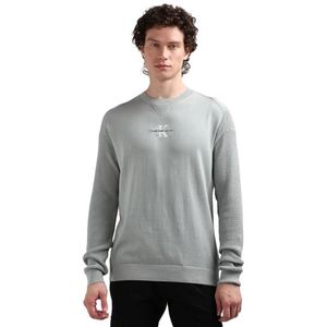 Calvin Klein Jeans Gebreide trui voor heren, Leisteen Grijs, XS