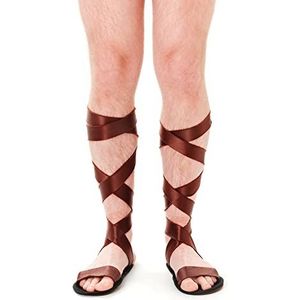 Bristol Novelties BA714 Romeinse sandalen, bruin, eenheidsmaat