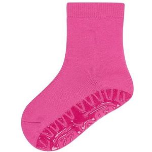 Zachte antislipsokken voor tegels, effen, roze gemêleerd., 29-30