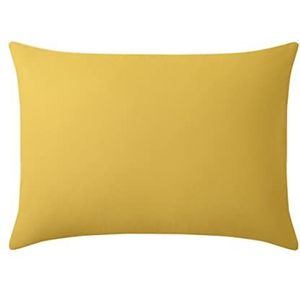 Kussensloop, tweekleurig, katoen, goede dagen, geel, 50 x 70 cm, Essix