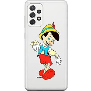 ERT GROUP mobiel telefoonhoesje voor Samsung A52 5G / A52 LTE 4G / A52S 5G origineel en officieel erkend Disney patroon Pinocchio 001, gedeeltelijk bedrukt