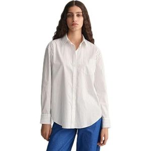 REL Striped POPLIN Shirt, wit, 34