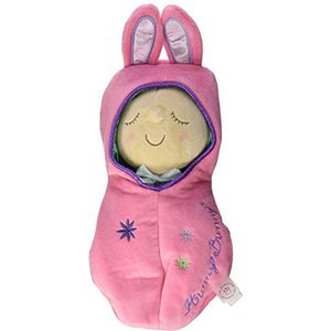 Manhattan Toy Snuggle Pod Hunny Bunny eerste babypop met gezellige slaapzak voor kinderen vanaf 6 maanden