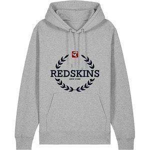 REDSKINS Sweatshirt met ritssluiting voor heren, XXL, grijs, Grijs, XXL