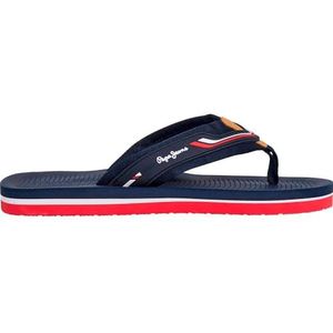 Pepe Jeans - PMS70162 West Club - Teenslippers - Marineblauw - Plat