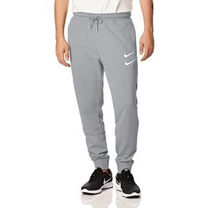 Nike M NSW Swoosh Pant FT trainingsbroek heren, deeltjesgrijs (wit), FR (maat fabrikant: XL)