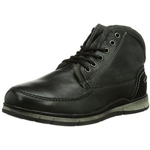 s.Oliver 16236 heren hoge sneakers, zwart zwart 1, 44 EU