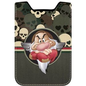 Disney Zeven Zwergen Skull-Mini hoes voor mobiele telefoon I-Bag, groen, Groen, Eén maat, Mini mobiele telefoon tas I-Bag Skull