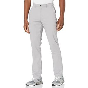 Amazon Essentials Men's Sportieve casual chinobroek met stretch (verkrijgbaar in grote en lange maten), Licht Grijs, 40W / 30L
