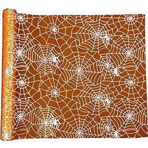 Creotime Tafelloper Halloween 29 Cm Oranje 3,5 Meter Per Rol