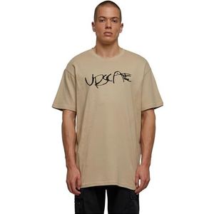 Upscale Giza Oversize Tee XL Sand voor heren, zand, XL grote maten extra tall