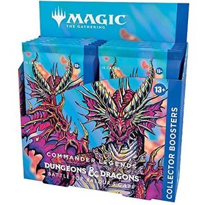 Magic The Gathering Commander Legends: Battle for Baldur's Gate Collector Booster Box, 12 stuks, veelkleurig, D10250001