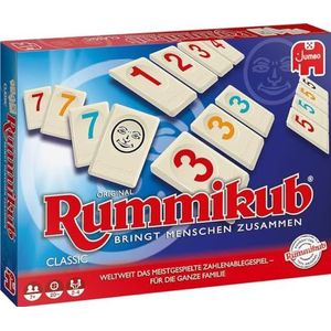 Jumbo Spiele 17571 Originele Rummikub Classic, Vanaf 7 Jaar, 2,7 x 3,7 cm