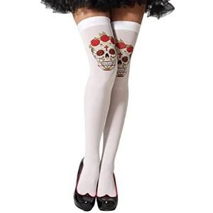 Atosa -66563 damespanty met doodskop, wit, kleur (66563)