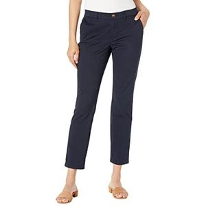 Tommy Hilfiger Damen Hampton Chino Pant-SOLID Hose, marineblauw, 40 EU (12 UK)