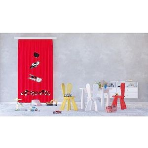 AG Design Mickey Mouse Modern design, Disney, gordijnen voor kinderkamer, 1 stuk, meerkleurig, 140 x 245 cm