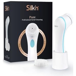 Silk'n Pure - Gezichtsreinigingsborstel - Dagelijkse dieptereiniging voor je gezicht - Vibrerende en pulserende functie - 2 Intensiteitsstanden