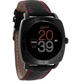 X-Watch 54013 Nara XW Pro Smartwatch, Carbon Rood/Zwart