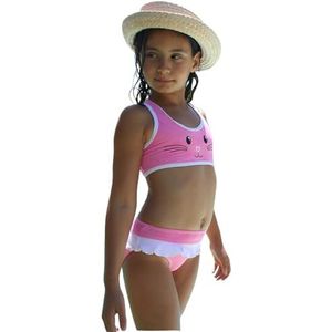 HAUTE PRESSION Tweedelige meisjes X9002 C01 T4A, Roze, 4-8 ans