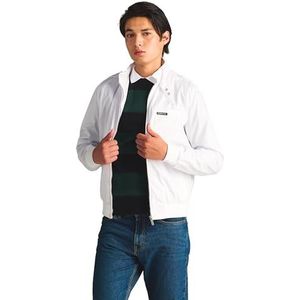 Members Only Men's Classic Iconic Racer, Slim Fit Jacket (White, Medium)