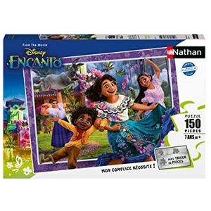 Nathan - Kinderpuzzel - 150 stukjes - Welkom bij Encanto - Voor kinderen vanaf 7 jaar - hoogwaardige puzzel - dik en duurzaam karton - Disney - 86175