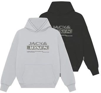 Jack & Jones - JCOSTANCE - Sweatshirt - Curry / Grijs / Zwart - 2 Pack