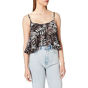 Hurley W Party Palm Flounce Crop Top Dames