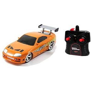 Jada Toys 253203021 Fast & Furious RC Brian's Toyota op afstand bestuurde auto, oranje