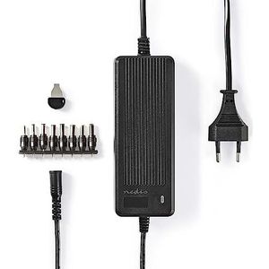 Universele AC-Stroomadapter - 60 W - 6-16 V DC - 1.10 m - 5.0-5.2 A - 8 plug(s) - Zwart