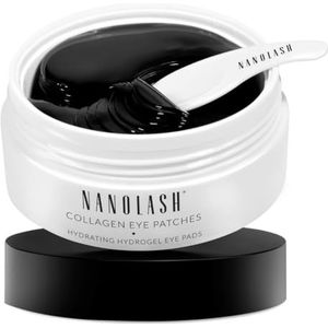 Collageen oogpads Nanolash 30 paar - masker voor donkere kringen, hydrogel-oogpleisters, gel oogmaskers