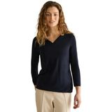 Jersey shirt in tunieklook, Universeel Blauw, L