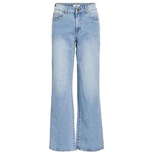 Object Dames Objmarina Mw Denim Noos Jeans, blauw (light blue denim), M