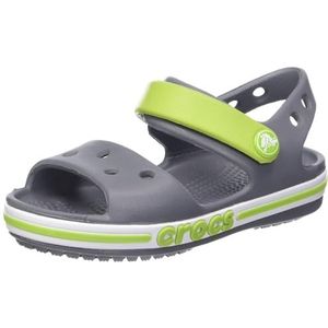 Crocs Unisex Kids Bayaband Sandaal K Leisure Flip Flops Sportwear voor kinderen, houtskool, 34/35 EU