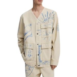 Desigual CHAQ_KENIA, 1001 RAW, M, Wit, M