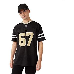 New Era New Orleans Saints New Era T Shirt/Tee Nfl Logo Oversized Tee Black - L