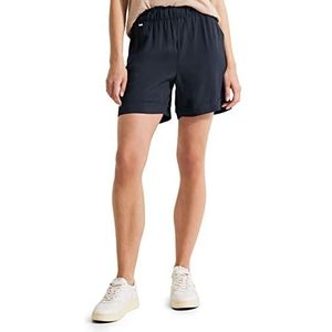 Street One Dames Paperbag Shorts, blauw (deep blue), 36W