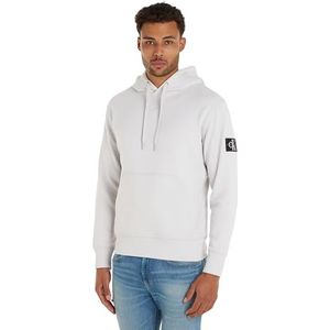 Calvin Klein Badge Hoodie voor heren, Maanrots, XXS