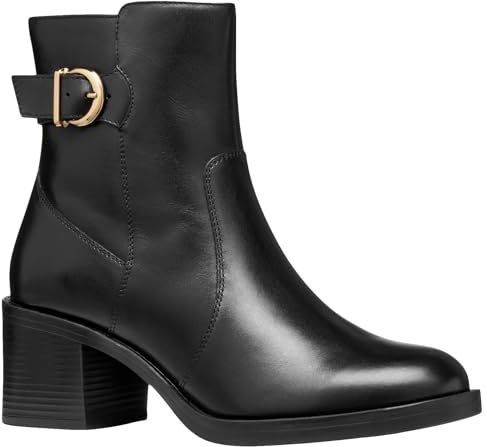 Geox - Serilda 60 A - Dameslaarzen - Kuitlaarzen - Leer - Hakhoogte 60 mm