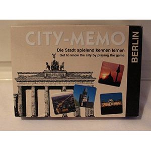 City-Memo. Das Berlin Spiel: Die Stadt spielerisch kennenlernen. 30 Sehenswürdigkeiten mit Beschreibung und Stadtplan. Für 2-6 Spieler ab 4 Jahren