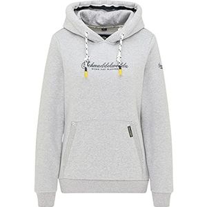 boundry dames hoodie, lichtgrijs, gemêleerd, M
