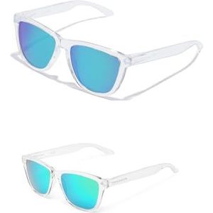 HAWKERS One Kids Zonnebril voor heren en dames, Pack Adult + Kind · Air Rose Gold, Kinder