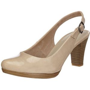 Softline dames caste slingback sandalen, Beige Dune Patent 406, 38 EU X-breed